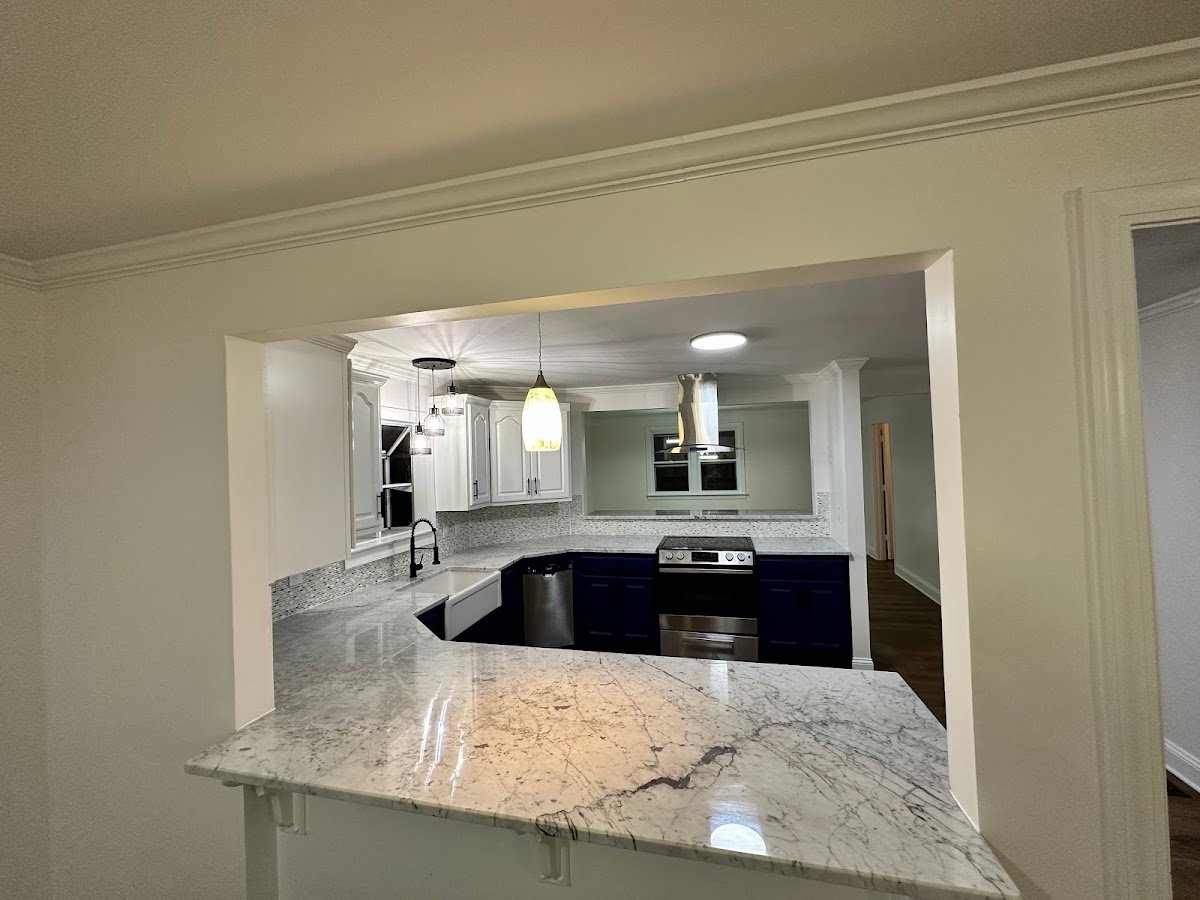 Kitchen remodel with granite countertops